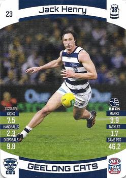 2021 Team Coach AFL #23 Jack Henry Front